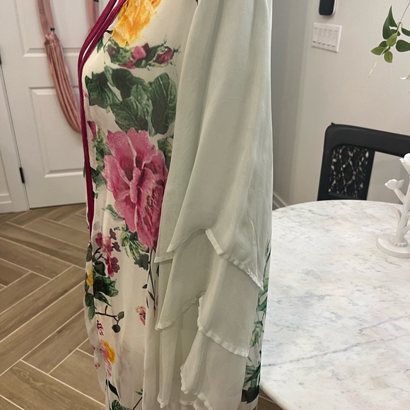 Sheer Embroidered Vintage Style jacket - Picture 3 of 5